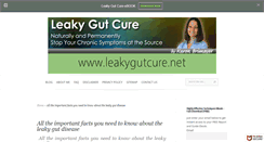 Desktop Screenshot of leakygutcure.net